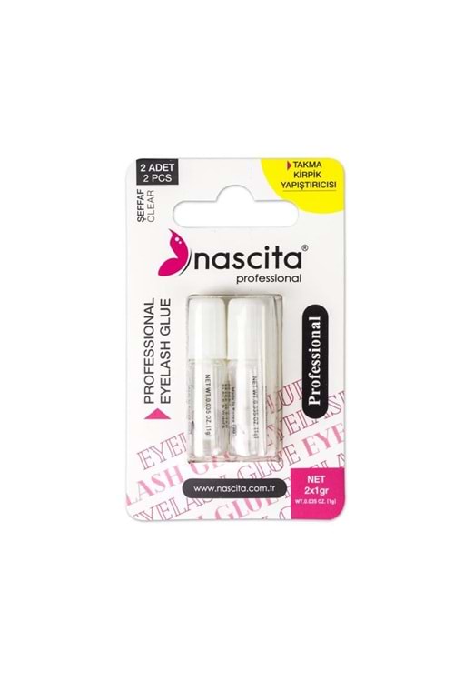 Nascita Takma Kirpik Yapıştırıcı 2'li Şeffaf - 02