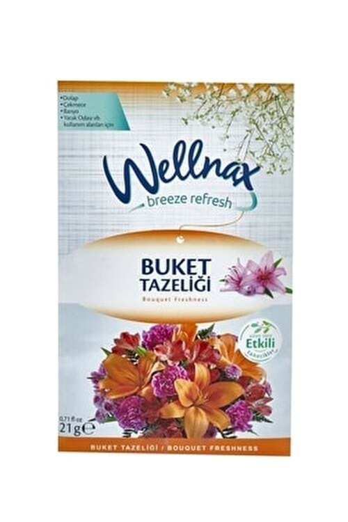Wellnax Breeze Refresh Dolap Ve Çekmece Kokusu Buket Tazeliği 21 gr.