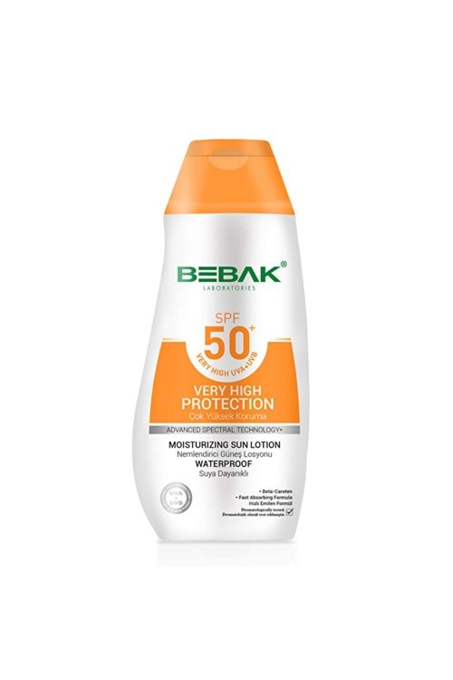 Bebak Nemlendirici Güneş Losyonu SPF 50 200 ml