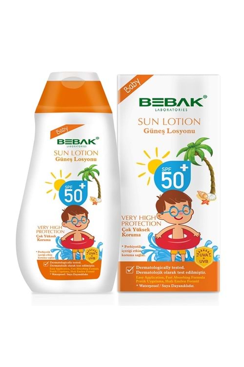 Bebak Bebekler için SPF 50+ Güneş Losyonu 200 ml