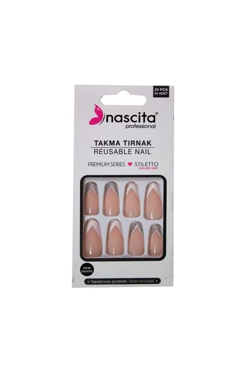 Nascita Stiletto French Tırnak - 201