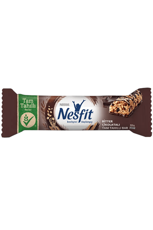 Nestle Nesfit Bitter Çikolatalı Tam Tahıllı Bar 23.5 Gr