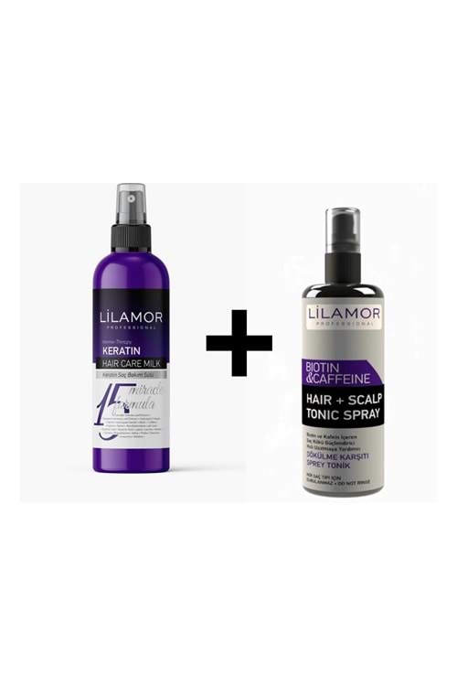Lilamor Sağlıklı Uzamaya Yardımcı Dökülme Karşıtı Bakım Seti 2 li.