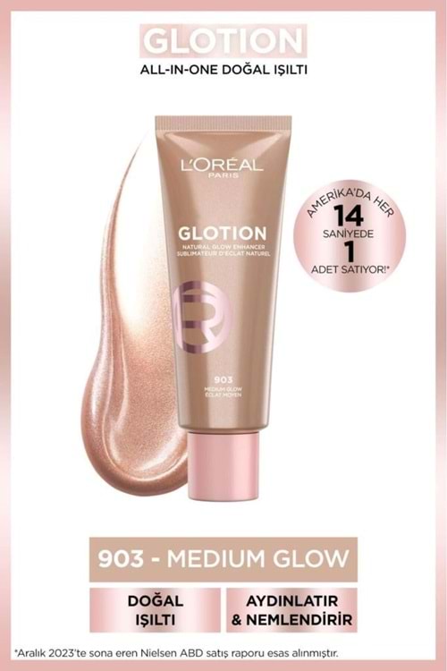 Loreal Paris Glotion All-ın-one Doğal Işıltı 903 - Medium Glow 40 ml