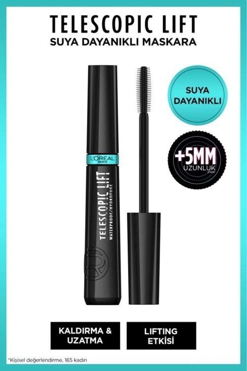 Loreal Paris Telescopic Lift Suya Dayanıklı Maskara