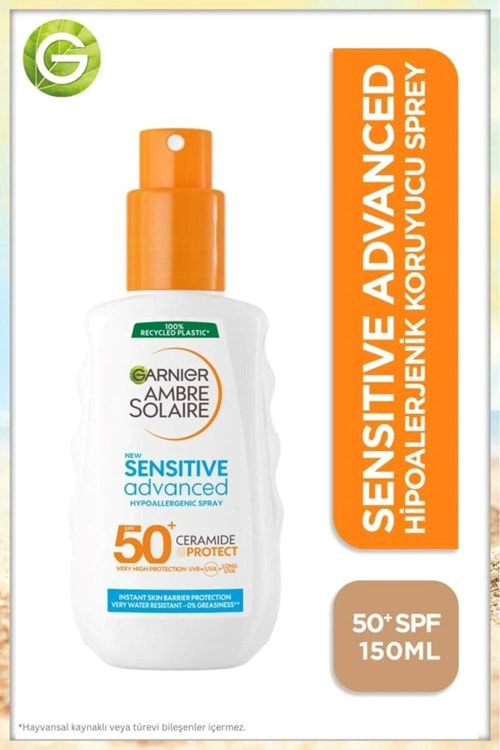 Garnier Kids Sensitive Advanced Spray Çocuk Hassas Spf50 150ml
