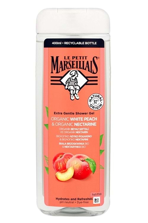 Le Petit Marseillais Duş Jeli Organik Şeftali 400 Ml