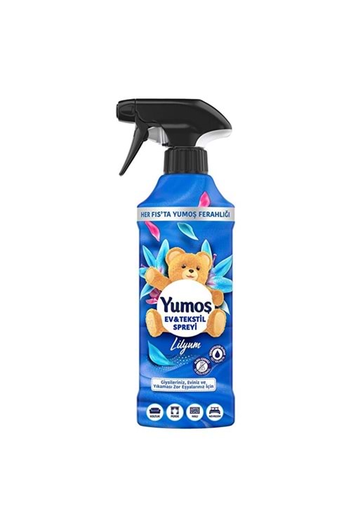 Yumoş Ev ve Tekstil Spreyi Lilyum 450 ml