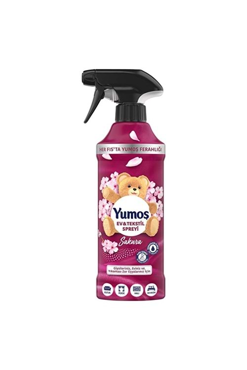 Yumoş Ev ve Tekstil Spreyi Sakura 450 ml