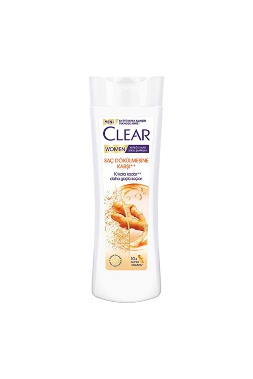 Clear Şampuan Saç Dökülmesine Karşı Zencefil Özü 350 ml