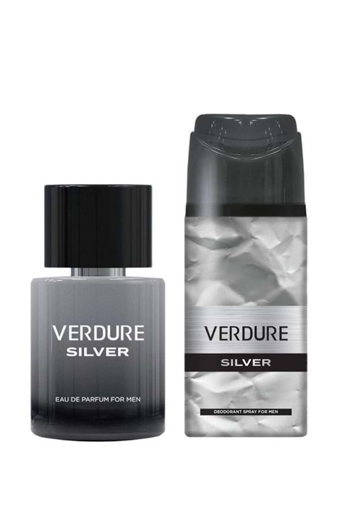 Verdure Sılver Erkek Parfüm Seti 100 Ml + Deodorant 150 ml
