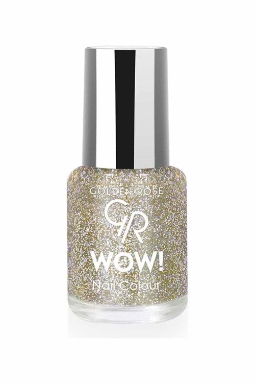 Golden Rose Wow Nail Color Glitter - 206 - Işıltılı Oje 6 ml.