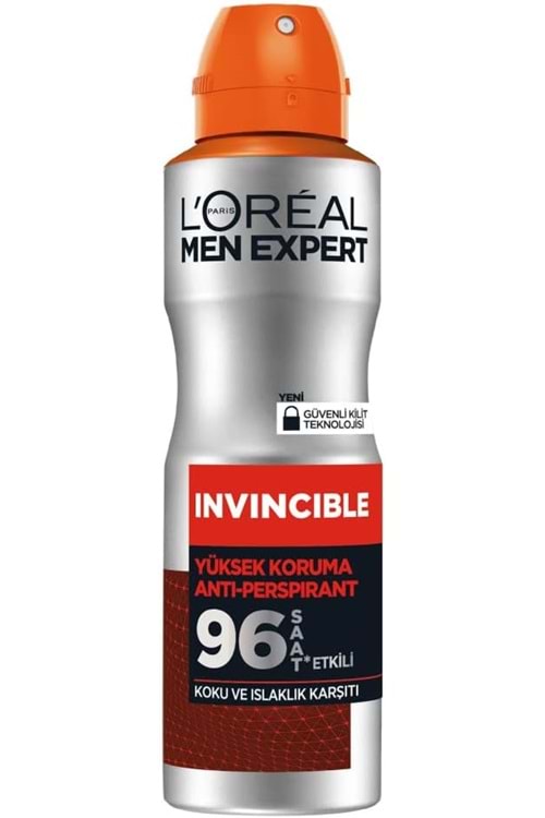 Loreal Paris Men Expert Invincible Anti Perspirant Sprey Deodorant 150 ml