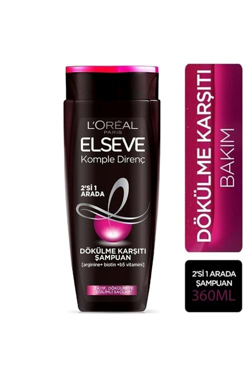 Loreal Paris Elseve Komple Direnç - Dökülme Karşıtı Şampuan 360ml