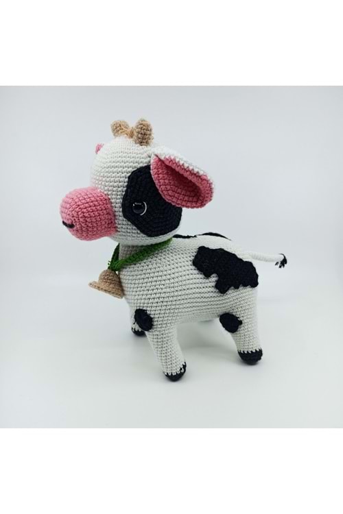 Artvin Amigurumi Organik Örgü Oyuncak Sevimli Buzağı