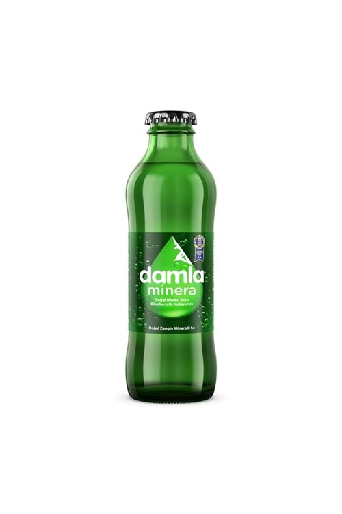 Damla Minera Doğal Maden Zengin Mineralli Su Şişe 200 ml.