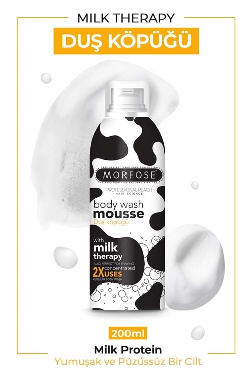 Morfose Milk Therapy Vücut Duş Köpüğü 200 ml