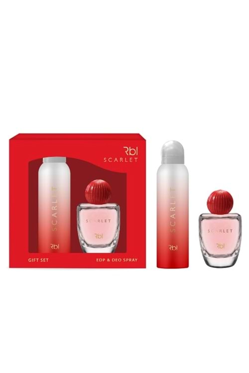 Rebul Scarlet - Kadın Parfüm Seti Parfüm 50 ml. + Deodorant 150 ml.