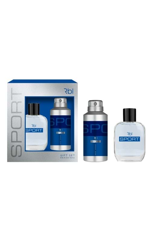 Rebul Sport - Erkek Parfüm Seti 50 ml. Parfüm + 150 ml Deo.