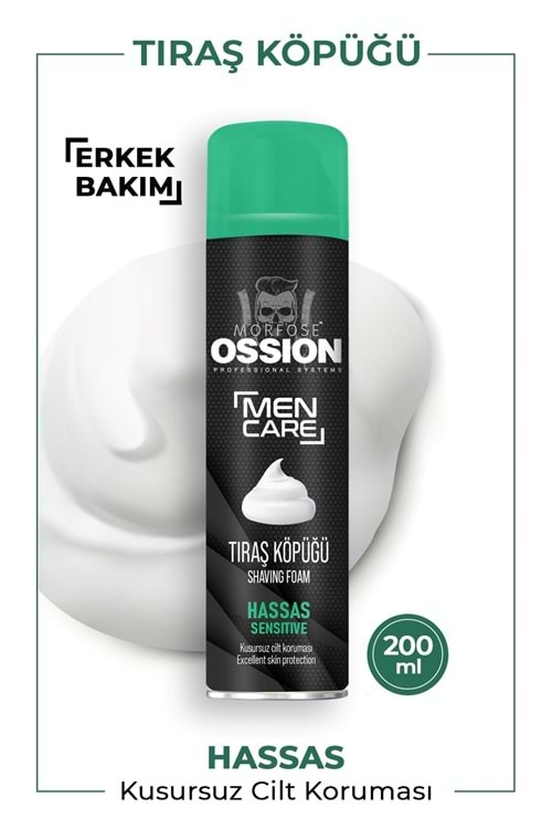 Morfose Ossion Hassas Ciltlere Özel Tıraş Köpüğü 200 ml