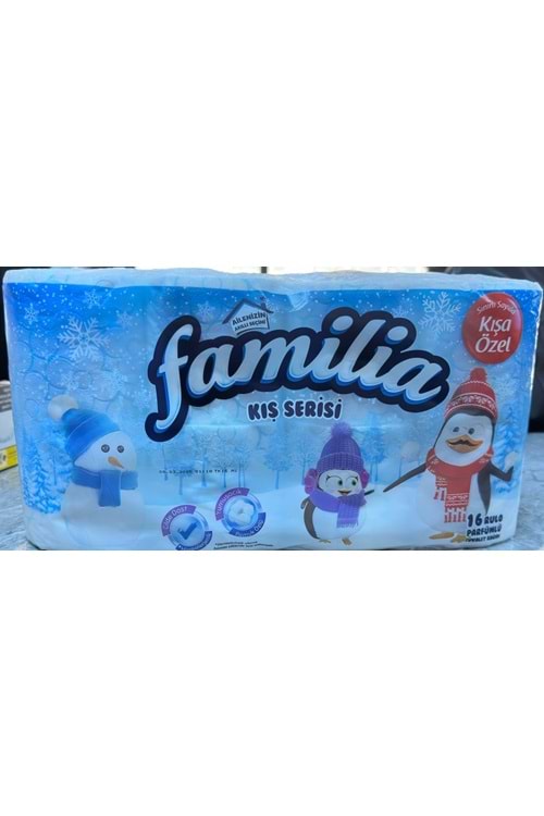 Familia Tuvalet Kağıdı Plus Ailenizin Akıllı Seçimi Kış Serisi Parfümlü 16'lı