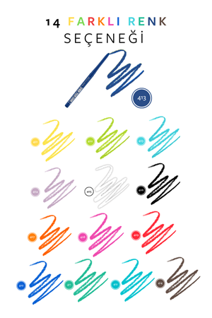 Show By Pastel Show Your Game Waterproof Gel Eye Pencil - Suya Dayanıklı Jel Göz Kalemi 413