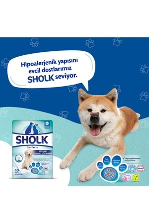Sholk Hipoalerjenik Köpek Çiş Eğitim Pedi 60x90cm 10lu