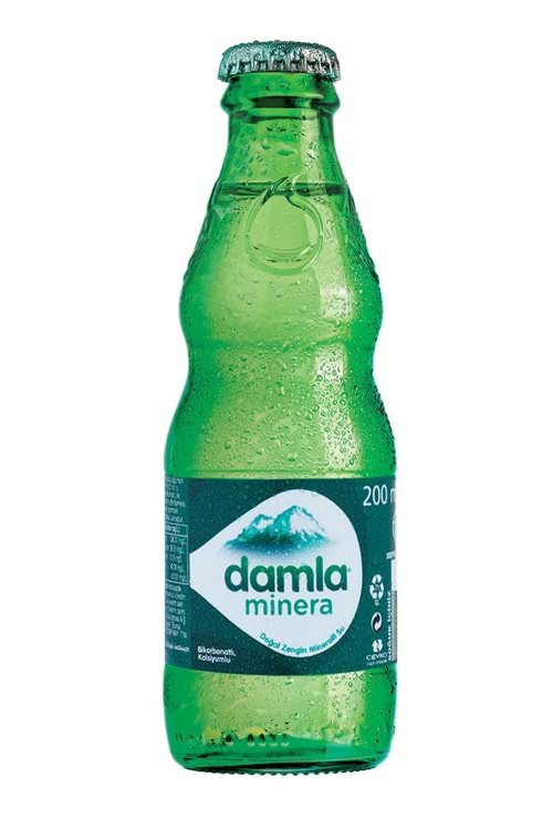 Damla Minera Doğal Maden Suyu 200 Ml