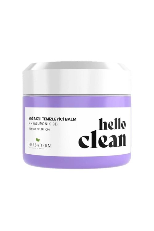 Herbaderm Hello Clean Yoğun Nemlendirici Yağ Bazlı Temizleyici Balm