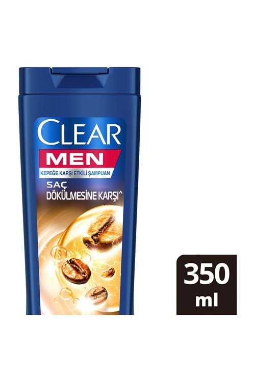 Clear Men Kepeğe Karşı Etkili Şampuan Kahve Çekirdeği Özü 350 ml