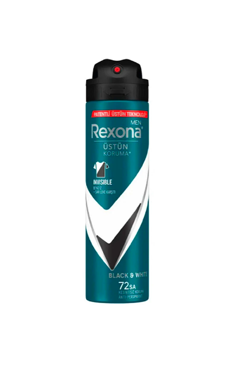 Rexona Deodorant 150 Ml Erkek Invisible Black White