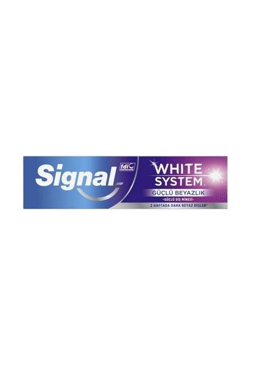 Signal White System Diş Macunu Güçlü Beyazlık Güçlü Diş Minesi 75 Ml