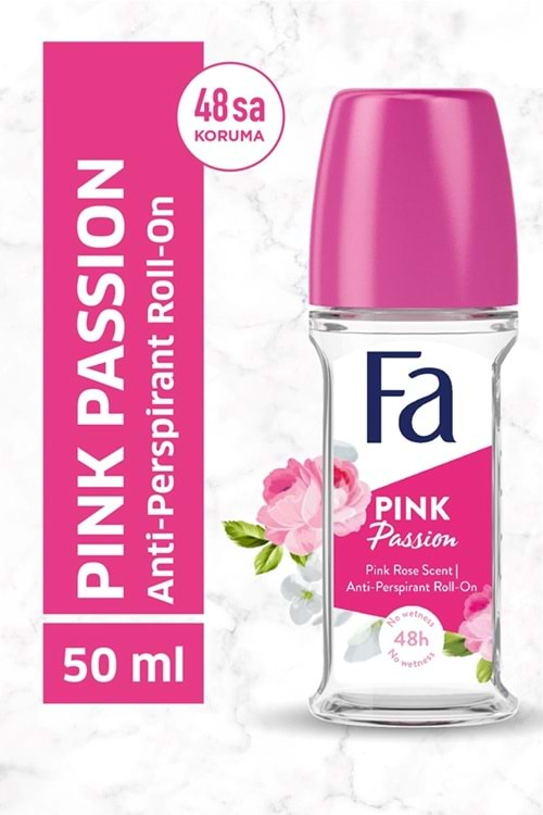 Fa Roll On 50 ml. Pink Passion