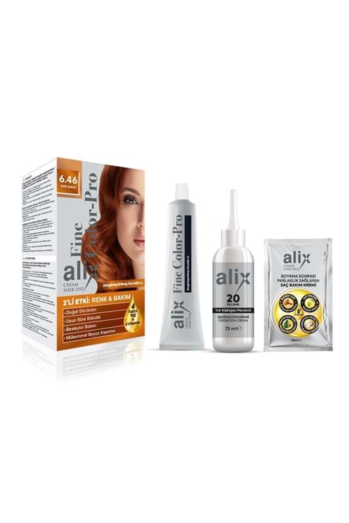 Alix Saç Boyası 6.46 Kor Bakır 50 ml