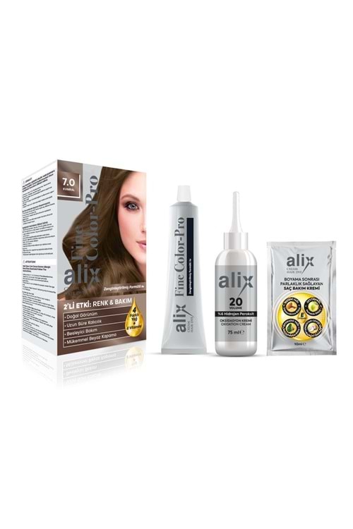 Alix Saç Boyası 7.0 Kumral 50 ml