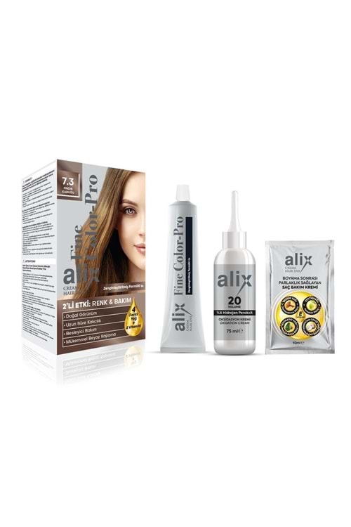 Alix Saç Boyası 7.3 Fındık Kabuğu 50 ml