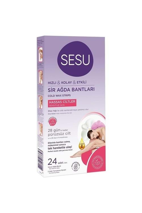 Sesu Sir Ağda Bantları 42 'Li Set Hassas Ciltler