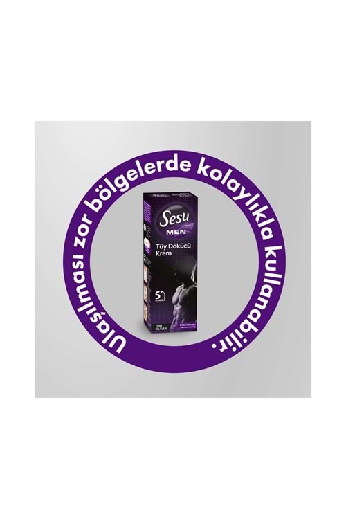 Sesu Tüy Dökücü Krem For Men 100 ml
