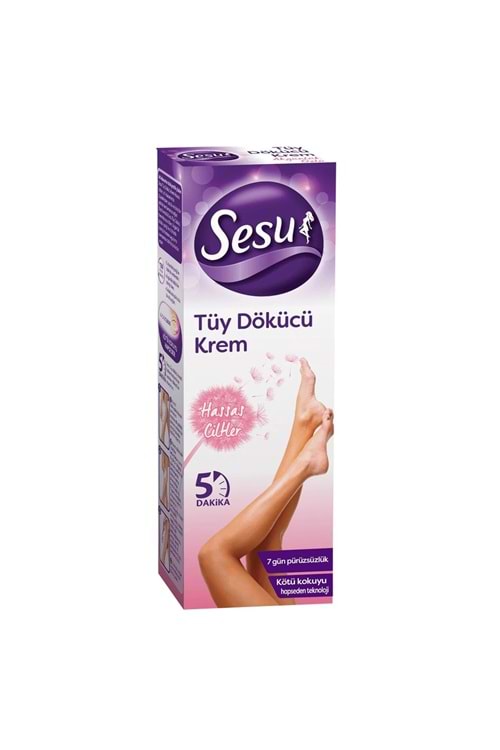 Sesu Tüy Dökücü Krem Sensitive Hassas Ciltler 40ml