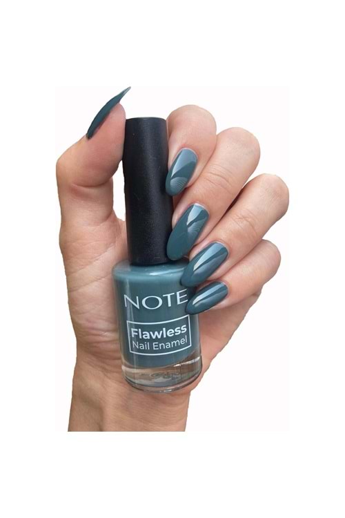 Note Nail Flawless Oje 19 Koyu Gri