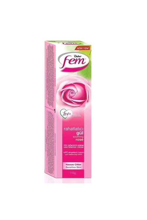 Fem Tüy Dökücü Krem Hassas Ciltler Gül 120ml