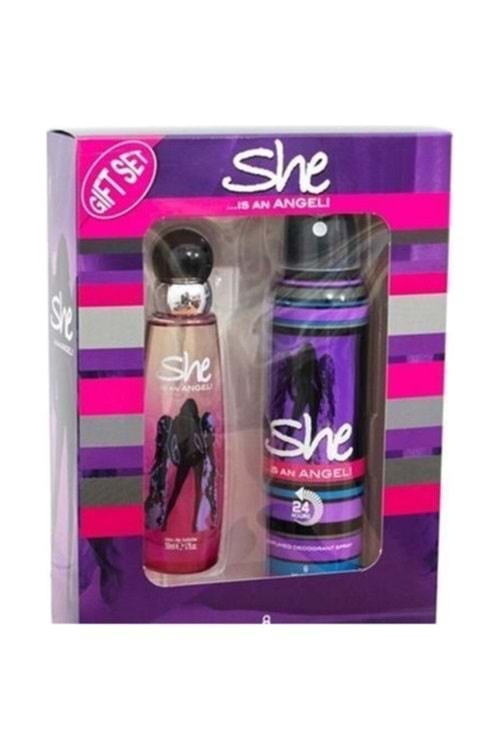 She Is An Angel Edt 50 Ml Kadın Parfüm + 150 Ml Deodorant