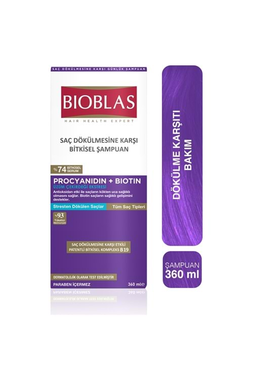 Bioblas Anti-Stress Zayıflamış Saçlar İçin Şampuan 400Ml