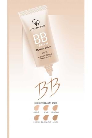 Golden Rose BB Cream Beauty Balm 01 Light