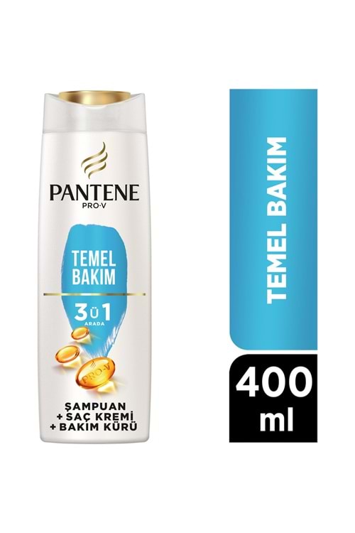 Pantene Pro-V Klasik Bakım 3’Ü 1 Arada Şampuan, Normal-Karma Saçlar 400ml