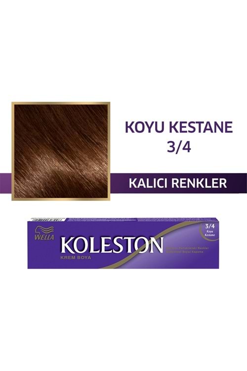 Koleston Single Tüp Boya 3/4 Koyu Kestane