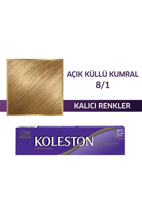 Koleston Single Tüp Boya 8/1 Açık Küllü Kumral