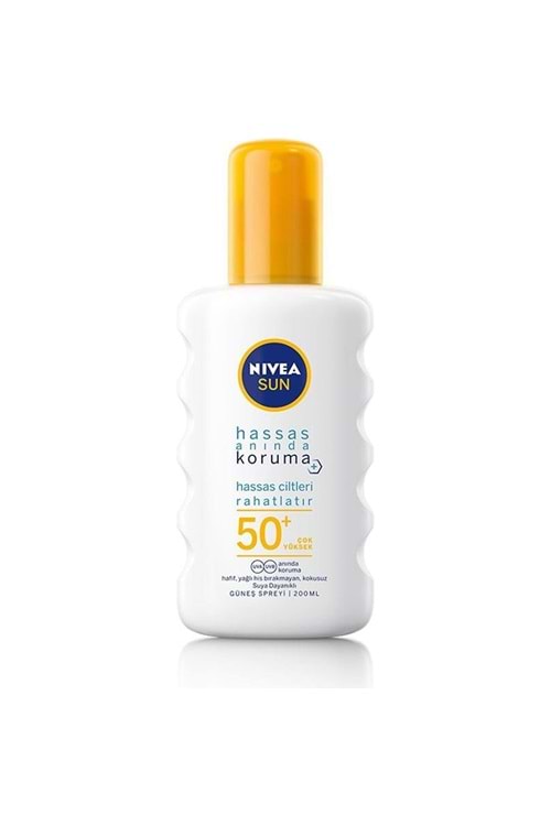 Nivea Hassas Ciltler Için Koruyucu Güneş Spreyi Spf 50 200ml.