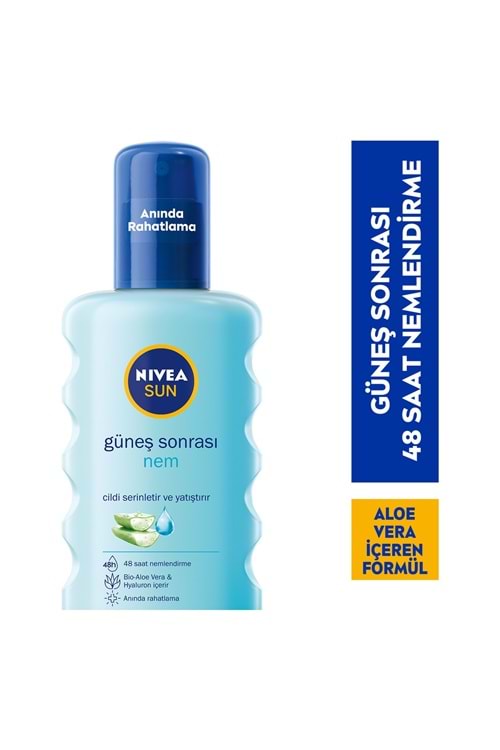Nivea Sun Güneş Sonrasi Nem Cildi Rahatlatan Nemlendirici Sprey 200 ml.