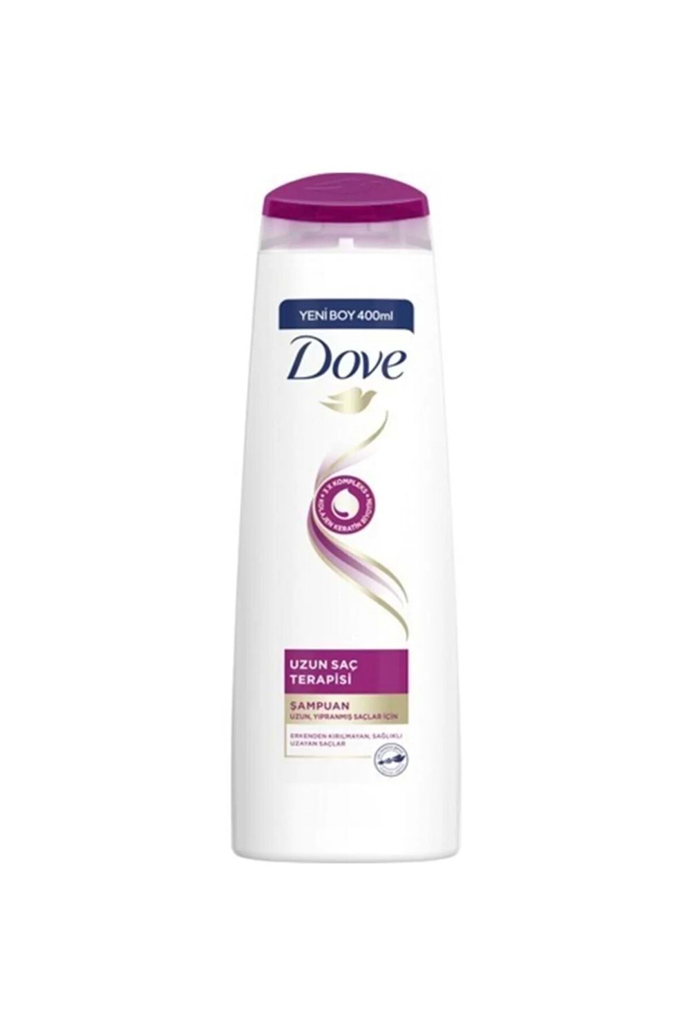 Dove Saç Bakım Şampuanı Uzun Saç Terapisi Uzun Yıpranmış Saçlar Için 400 ml